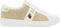 Michael Kors Irving Stripe - Lage Sneakers - Goudkleurige details - Wit/Goud