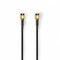Nedis Antennekabel - SMA Male naar SMA Female - Verguld - 50 Ohm - 5.00 m - Zwart
