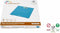 Elektronische personenweegschaal - LITTLE BALANCE - max. 160 kg - blad van gehard glas - turquoise kleur