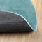 vidaXL - Vloerkleed - OVIEDO - laagpolig - Ø - 80 - cm - groen