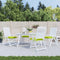 vidaXL - Stoelkussens - 6 - st - 40x40x7 - cm - oxford - stof - heldergroen