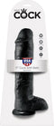 Pipedream King Cock Realistische Dildo met Ballen en Zuignap - 28 cm - Zwart