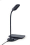 Gembird Bureaulamp - Draadloze oplader 10W - Zwart
