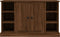 vidaXL - Dressoir - 100x35,5x60 - cm - bewerkt - hout - bruin - eikenkleur