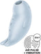 Satisfyer - Seal You Soon - Luchtdruk Vibrator met Vibratie - Lichtblauw