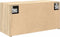 vidaXL - Badkamerwandkast - 60x25x30 - cm - bewerkt - hout - sonoma - eikenkleurig