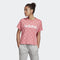 adidas W Core Fav T - Dames Sportshirt - Katoen - Bliss Pink/White - M