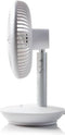 Domo DO8147 - Oplaadbare tafelventilator - 4 snelheden - Geluidsarm 32 dB