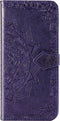 Hoesje Met Pasjeshouder Geschikt voor Sony Xperia 5 - Mandala Bookcase - Paars