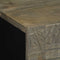 vidaXL - Dressoir - 60x33,5x75 - cm - massief - mangohout - lichtgrijs