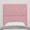 vidaXL - Hoofdbord - met - Kristallen - Knoop - - - Roze - - - 80 - cm - - - Fluweel