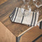 SoBuy OGT03-XL Bartafel - 3-delige set met 2 krukken - Houten composiet - Naturel
