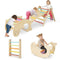 Coast 7-in-1 - Binnen Klimspeelgoed - Houten Montessori Klimset - Veelkleurig