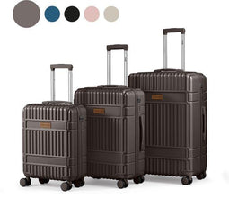 SKYCASES Kofferset - Classic Heritage – 3 Delig – Handbagage & Check-in Koffers – 36L/63L/100L – TSA