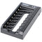 L8 quick charger for 1.5V Li-Ion and 1.2V NiMH AA, AAA batteries, with 8 charging slots, without bat