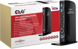 club3D CSV-1460 - Laptopdockingstation - USB 3.0 Dual Display 4K 60 Hz - Universeel