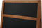 Europel - Stoepbord - Krijtbord - Dennenhout - 66 x 128cm - Geschikt voor binnen en buiten - Incl. top