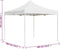 vidaXL - Partytent - professioneel - inklapbaar - 3x3 - m - aluminium - wit