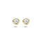 Sparkle14 - Dames Oorknoppen - Zirkonia 4 mm - Goud