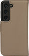 Mobiparts Galaxy S23 - 2 in 1 Wallet Case - Echt leer met uitneembare backcover - Taupe