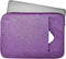 Lunso - Stijlvolle zachte neopreen sleeve hoes 13 inch - Paars
