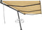 vidaXL - Luifel - vrijstaand - handmatig - uittrekbaar - 400x350 - cm - antraciet
