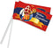 Witbaard Zwaaivlag Sinterklaas 22 X 12 Cm Papier Rood 50 Stuks