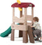 Step2 Lookout Treehouse - Speeltoren met Uitkijk Boomhut en Glijbaan - Speeltoestel van plastic / kunststof voor een kleine tuin