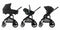 Maxi-Cosi Plaza Plus - 2-in-1 Kinderwagen - 3-in-1-reissysteem - Essential Black