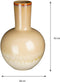 Mica Decorations Holm Vaas - Keramiek - H42 x Ø28 cm - Crème