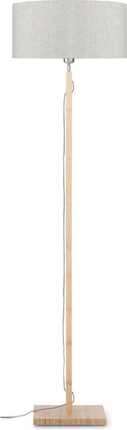 GOOD&MOJO Vloerlamp Fuji - Naturel/Bamboe - Ø47cm - Scandinavisch,Bohemian - Staande lampen voor Woonkamer - Slaapkamer
