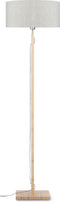 GOOD&MOJO Vloerlamp Fuji - Naturel/Bamboe - Ø47cm - Scandinavisch,Bohemian - Staande lampen voor Woonkamer - Slaapkamer