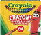 Crayola - Waskrijtjes - 64 Kleuren - Inclusief Slijper (64 stuks)