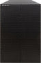 vidaXL - Containerberging - viervoudig - 274x80x117 - cm - poly - rattan - grijs