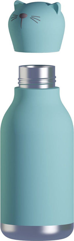 Asobu Besties Kat RVS Kinderdrinkbeker 460ml