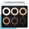 Gologi Plafondventilator - Ø60 cm - LED RGBW - 6 standen - IP20 - Fluisterstil