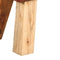 vidaXL - Gymbok - 110 - cm - echt - leer - bruin