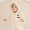 Baby Fleece Snowsuit met Capuchon Geel 12-18 Maanden