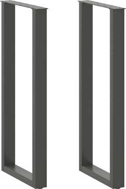 vidaXL - Salontafelpoten - 2 - st - U-vormig - 40x(110-111) - cm - staal - antraciet
