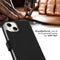 Selencia iPhone 14 - Echt Lederen Bookcase - 3 Pashouders - Zwart