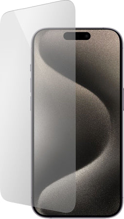Mobiparts iPhone 15 Pro - Tempered Glass Screen Protector - 9H Krasbestendig - Anti-bacterieel