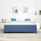 vidaXL - Boxspring - Bed - Blauw - 200x200 - cm - Korduroy - Stof