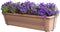 Campanula Addenda Lavender in ELHO ® Green Basics balkonbak (Mild Terra) met metalen balkonrek ↨ 30cm - hoge kwaliteit planten
