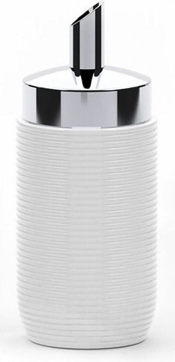 Suikerpot Valira 3404 Porselein Wit Verchroomd 250 ml