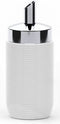 Suikerpot Valira 3404 Porselein Wit Verchroomd 250 ml