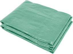 Outsunny - Afdekzeil tunnelkas 600 cm x 300 cm x 200 cm - Scheurbestendig PE - Groen