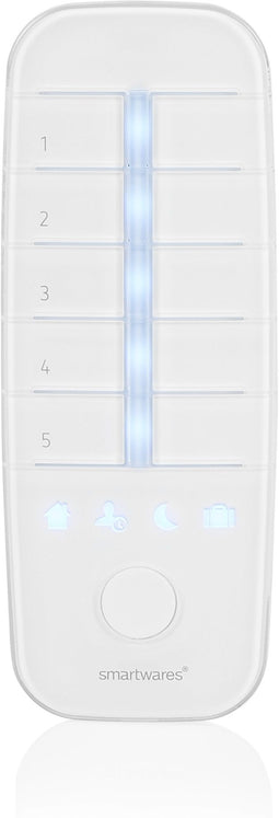 Smartwares HWR-8 - Smart afstandsbediening - Bedien slimme lampen en stekkers - Wit
