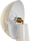 Bureaulamp DKD Home Decor Wit Metaal Ijzer 50 W 220 V 31 x 31 x 70 cm