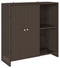 vidaXL - Opbergkast - Bruin - 100x36x102 - cm - Rattan