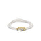 TI SENTO Dames Armband - 925 zilver - Wit parel - Maat M - 2976PW